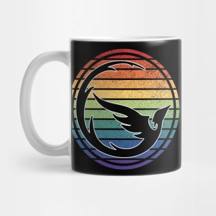 Vintage Distressed Gay Pride Phoenix Horizon Mug